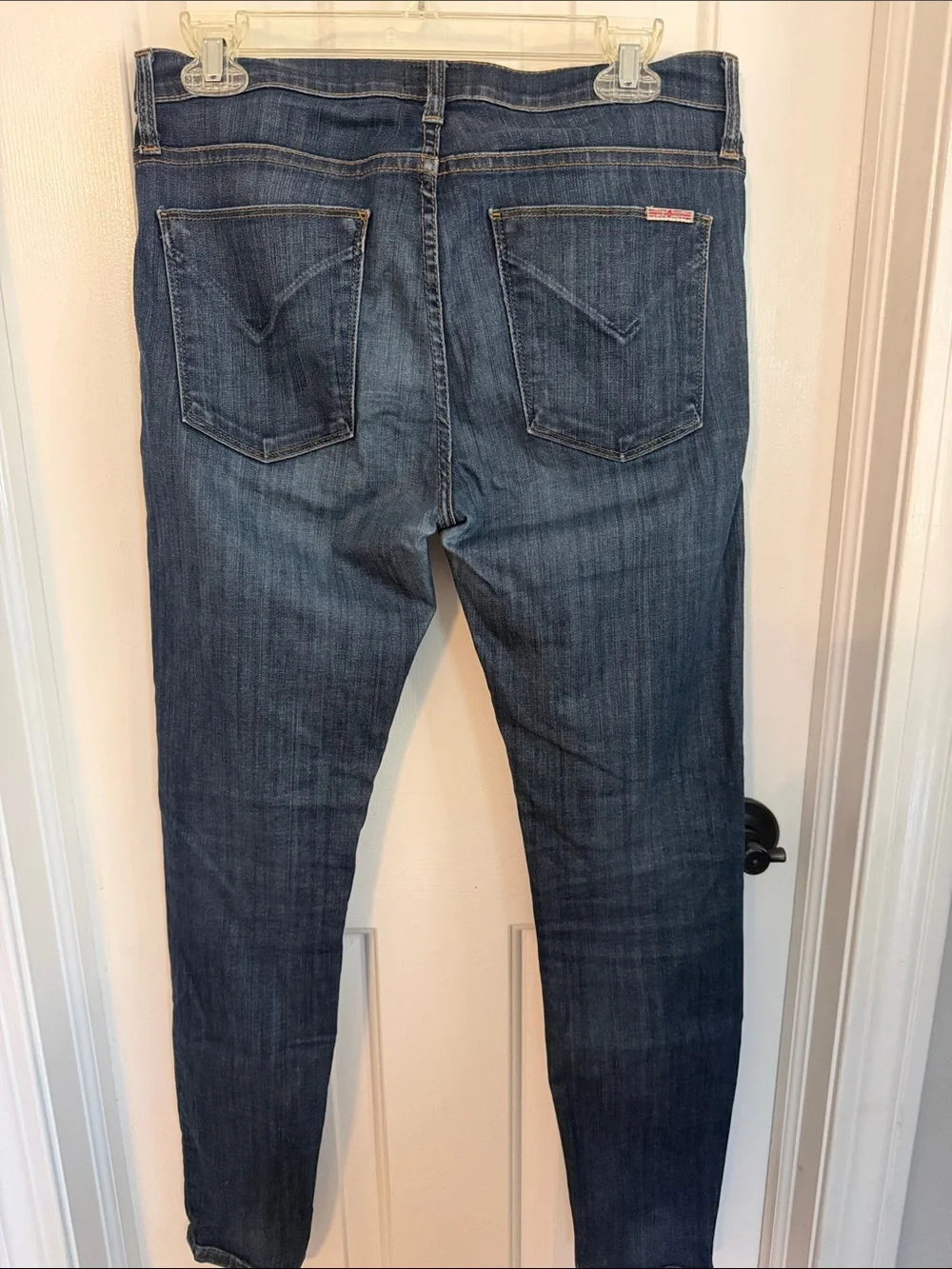 Hudson Jeans Nico Super Skinny Midrise Women's Skinny Stretch Dark Indigo